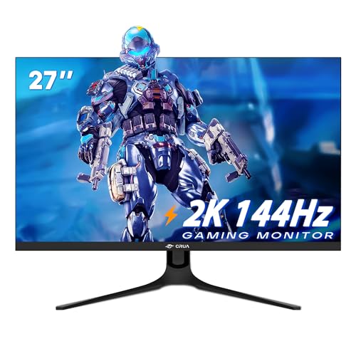 CRUA 27" 144HZ 1440P Gaming Monitor