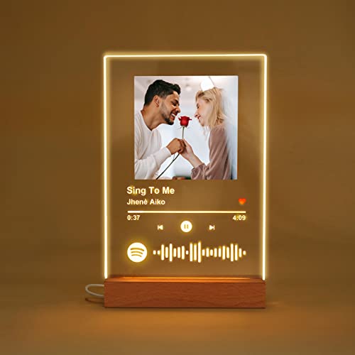 Custom Spotify Music Plaque Picture Frames for Couples Gifts
