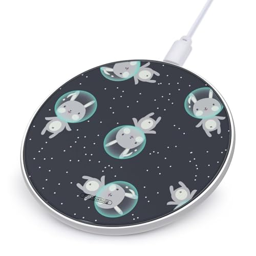 Cute Space Bunny Wireless Charger 10W Max