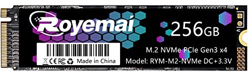 D DUOMEIQI 256GB SSD PCIe NVMe Gen3x4 M.2 2280 Internal Solid State Drive