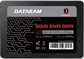 Dataram 480GB 2.5" SSD Drive Solid State Drive Compatible with HP PRODESK 600 G3 (SFF & MT)