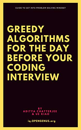 Day before Coding Interview Book: Greedy Algorithms