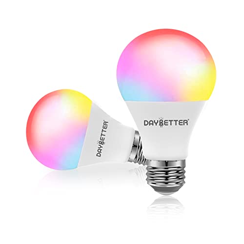 DAYBETTER Smart Light Bulbs, LED Light Bulb, Alexa Light Bulb, WiFi Color Changing Light Bulb, Smart Home Lighting