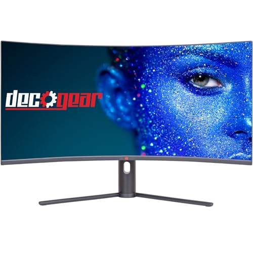 Deco Gear 34" Ultrawide Curved Monitor