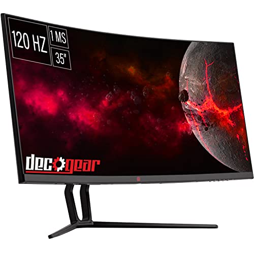 Deco Gear Curved Gaming Ultrawide Monitor