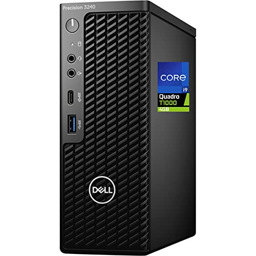 Dell Precision 3240 Compact Desktop Workstation - Intel i9-10900 - 64GB RAM, 2TB NVMe SSD, NVIDIA T1000 4GB Graphics