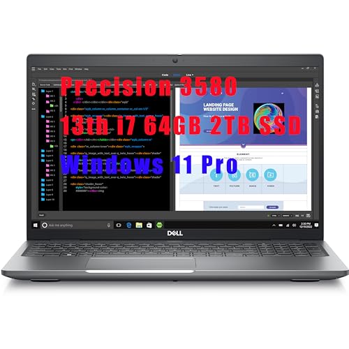 Dell Precision 3580 3000 Mobile Workstation Business Laptop