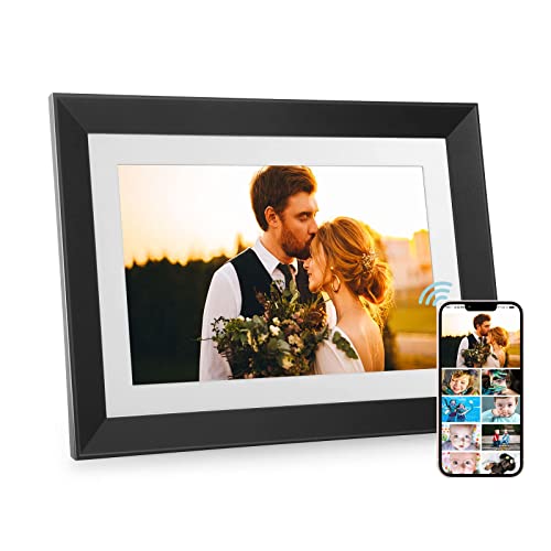 Digital Picture Frame - Benibela 10.1 Inch WiFi AI Smart Electronic Digital Photo Frame