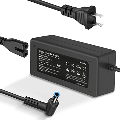 DJW 19.5V 2.31A 45W Ac Adapter/Power Cord Supply for HP Laptops