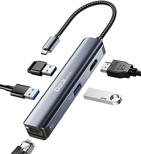 Dockteck USB C Hub Ethernet