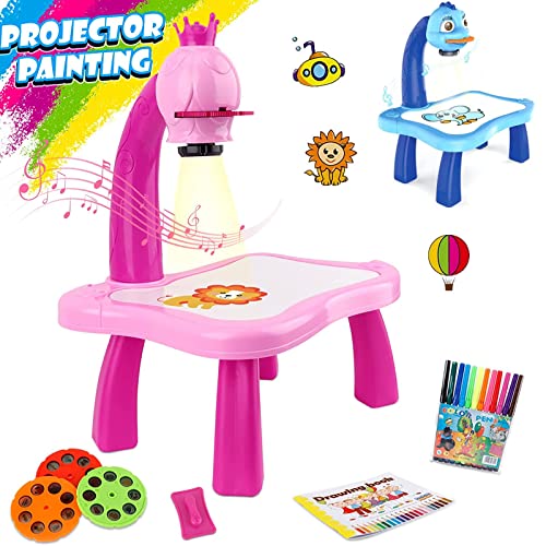 BAKAM Drawing Projector Table for Kids, Trace and Draw Projector