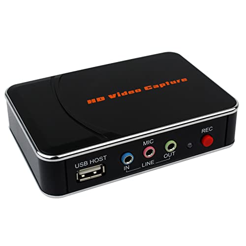 Driver-Free One-Key Recording HD Capture Card