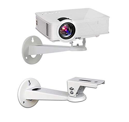 Drsn Mini Projector Wall Mount/Projector Hanger/CCTV Security Camera Housing Mounting Bracket(White)