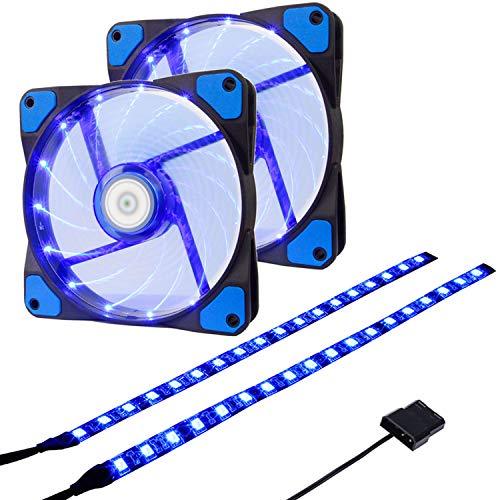 DS Blue PC Lighting, Computer Case Fan