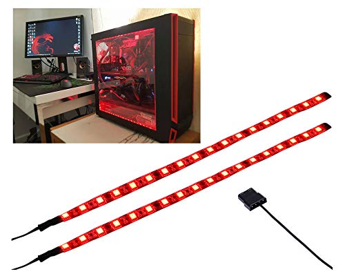 DS LED Light Strip RED PC Case Lighting Kit