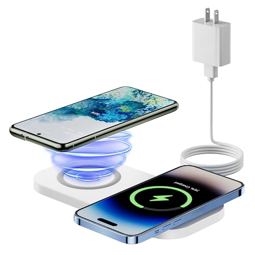 Dual Wireless Charging Pad for Apple iPhone and Samsung