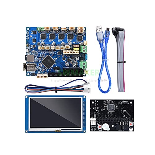 Duet 2 WiFi V1.04 Motherboard Clone with Integrated PanelDue 4.3i Screen