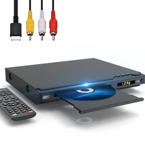 DVD Player with Microphone/USB Input, HDMI & RCA Connection