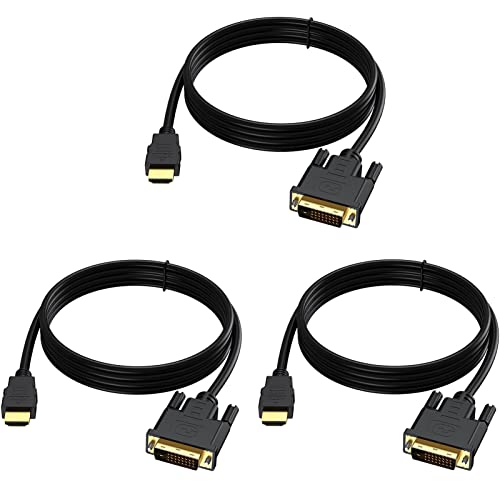 DVI to HDMI Cable 3-Pack
