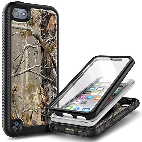 E-Began iPod Touch 7 Case with Built-in Screen Protector - Camo