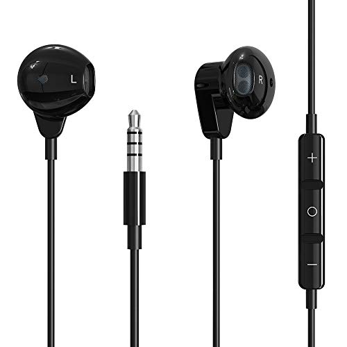 Earbuds Wired 3.5mm Jack with Mic Noise Cancelling Volume Control Headphones Earphones