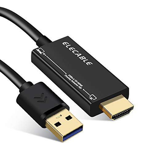 ELECABLE USB to HDMI Adapter Cable