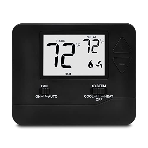Suuwer Non-Programmable Thermostats for Home 1 Heat/1 Cool