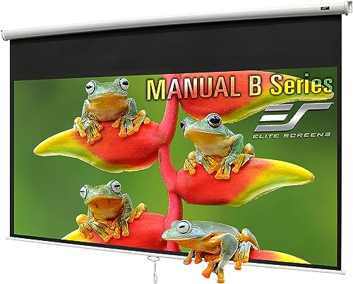 Elite Screens Manual B, 100-INCH Manual Pull Down Projector Screen