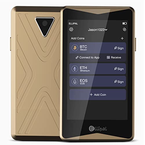 ELLIPAL Cold Wallet Gold Titan - Secure Your Crypto Assets Safely