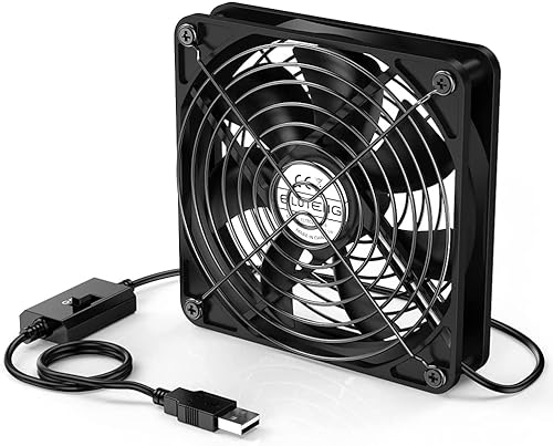 ELUTENG USB Powered 120mm Case Fan