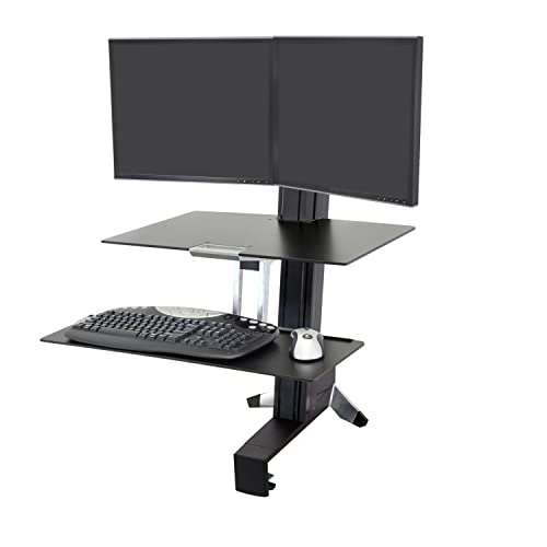 Ergotron WorkFit-S Dual Monitor Standing Desk Converter