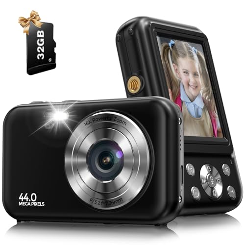 FHD 1080P 44MP Kids Digital Camera for Photography