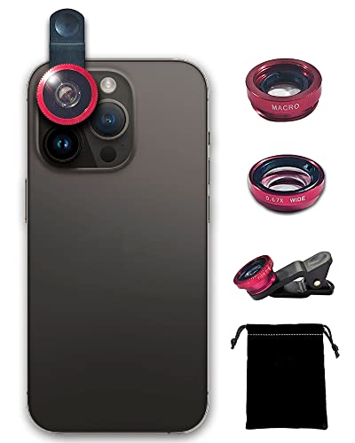 Fisheye Lens 3 in 1 Macro Lens for Smartphone Camera - Versatile and Convenient