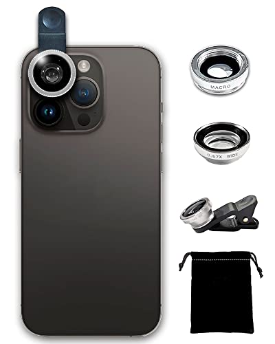 Fisheye Lens Camera Kit for iPhone and Samsung Smartphones
