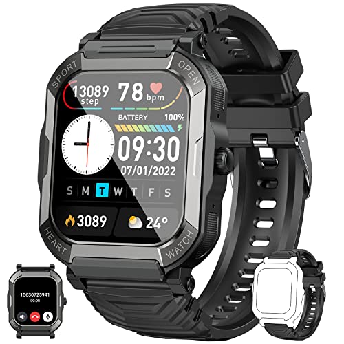 Fitness Tracker Smart Watch for Men