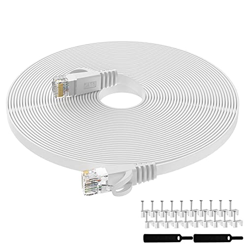 Flat Cat6 Ethernet Cable 75ft