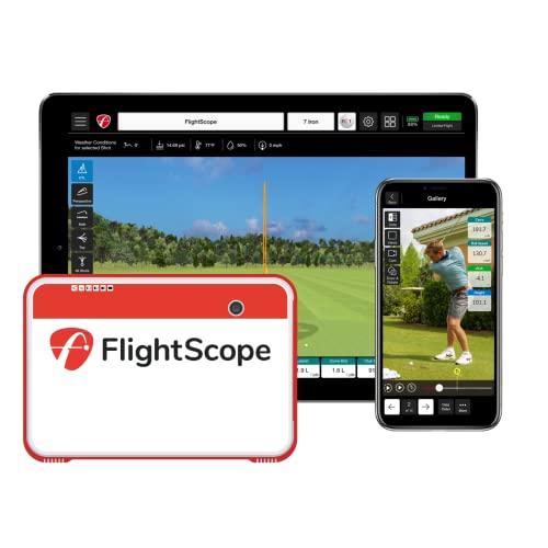 FlightScope Mevo+ 2023 Edition - Portable Golf Launch Monitor & Simulator