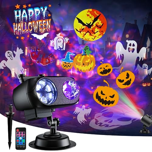 FLITI Halloween Decorations Projector Lights Outdoor 2023