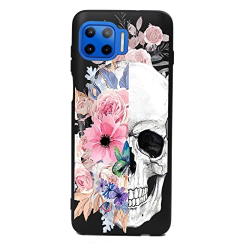 Floral Skull Moto Case - Trendy and Protective Phone Cover