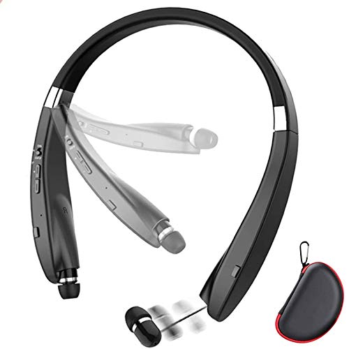 Foldable Bluetooth Headset, Beartwo Lightweight Retractable Bluetooth Headphones
