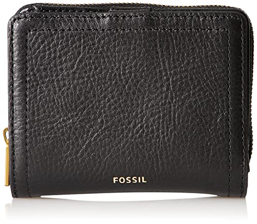 Fossil Women's Logan Leather Wallet RFID Blocking Small Multifunction
