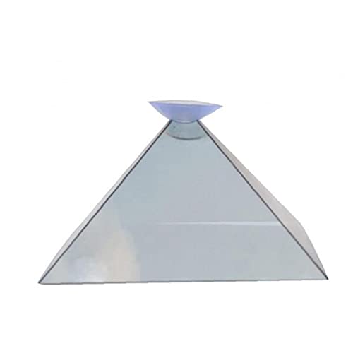 Froiny 2 Pcs Hologram Pyramid Phone Display Projector Smartphone Video Stand Desktop Mobile Holder