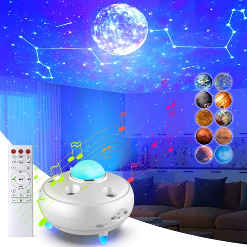 Funkprofi Planet Projector with Bluetooth Speaker and Constellation Projection