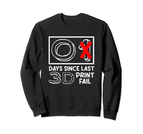 Funny 3D Printing Fail Sweatshirt - Embrace the Challenges!