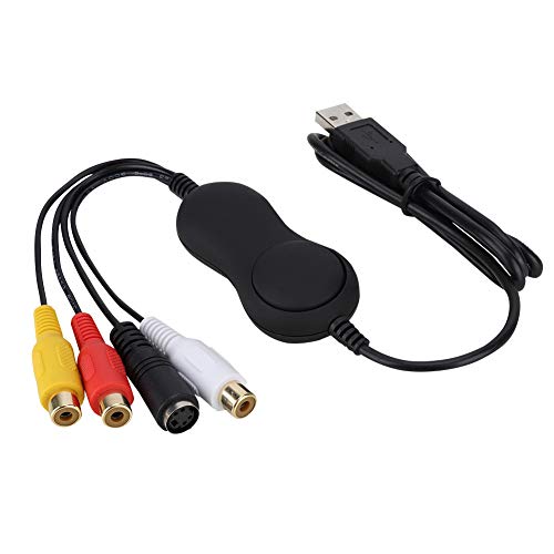 Game Capture Card, RCA to USB 2.0 Analog Video Grabber Adapter 1080P HD Recorder