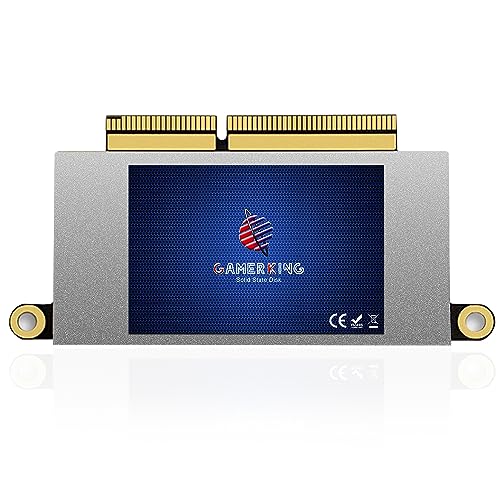 GAMERKING 1TB NVMe SSD for MacBook Pro Retina 13” A1708 2016 2017 Non-Touchbar, 3D NAND TLC PCIe Gen3.0x4 High Performance Internal M.2 SSD (Original Interface)