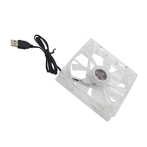 Gatuida USB Cooling Fan PC Laptop PC Radiator USB Fan USB Case Fan USB Laptop Cooling Fan Computers Laptops Cooling Fan for Game Console Air Cooler for Router USB Fan for Receiver Cabinet