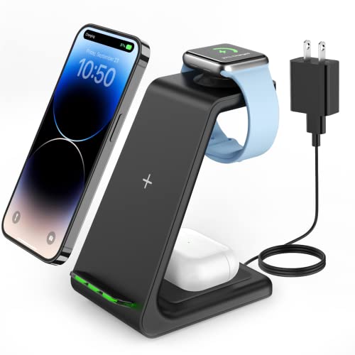GEEKERA 3 in 1 Wireless Charger Dock Station