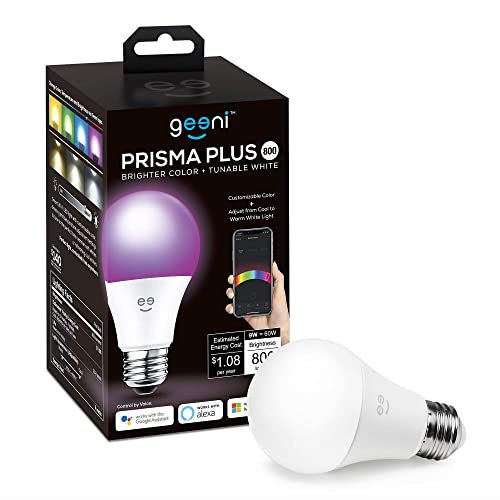 Geeni Prisma Plus 800 WiFi LED Smart Light Bulb