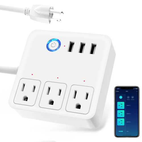 GHome Smart Power Strip - Convenient and Versatile Outlet with Voice Control